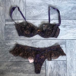 NWT Agent Provocateur Yasmina Set